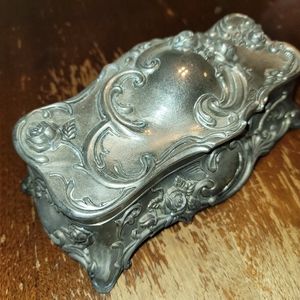 Godinger Silver Art Nouveau Jewelry Box